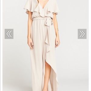 Audrey Maxi Dress - Show Me the Ring Crisp